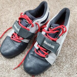 Reebok U Form CrossFit Weightlifting Shoes Women's US 7.5 Red Black Grey